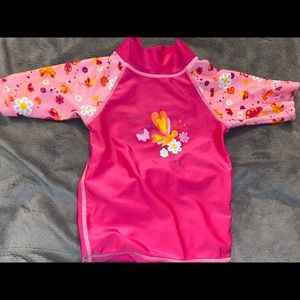 Girl’s 12-18 UV Skinkz rash guard shirt